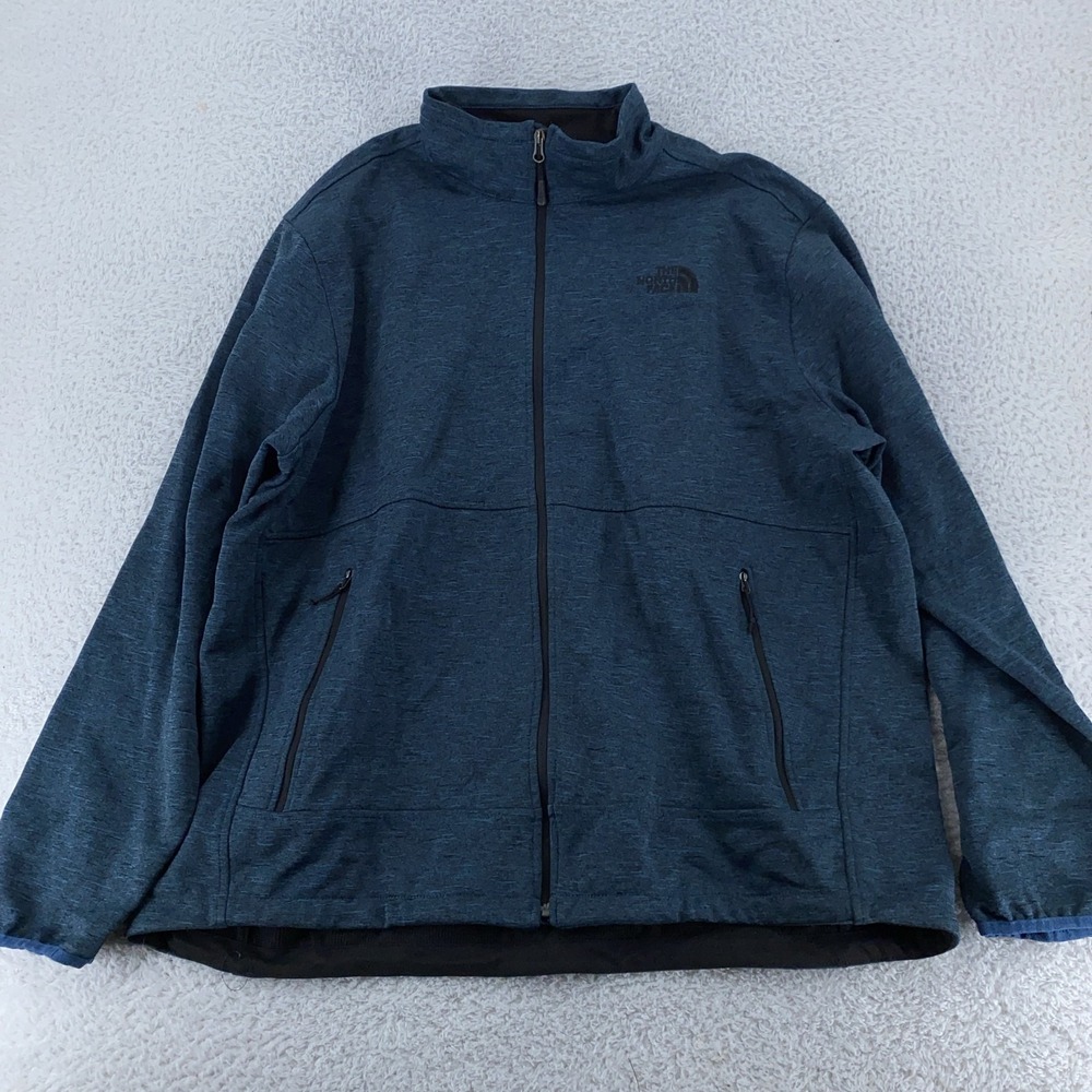 The North Face Softshell Jacket Mens 2XL Full Zip Polyester Outdoor Hiking
